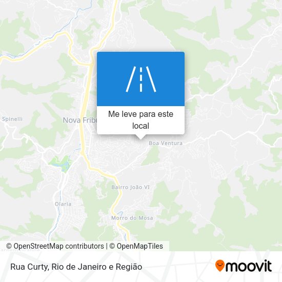 Rua Curty mapa