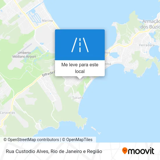 Rua Custodio Alves mapa