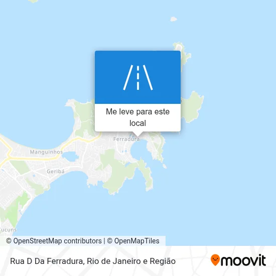 Rua D Da Ferradura mapa