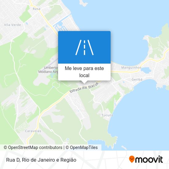 Rua D mapa