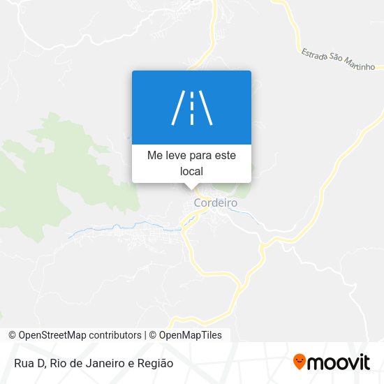 Rua D mapa