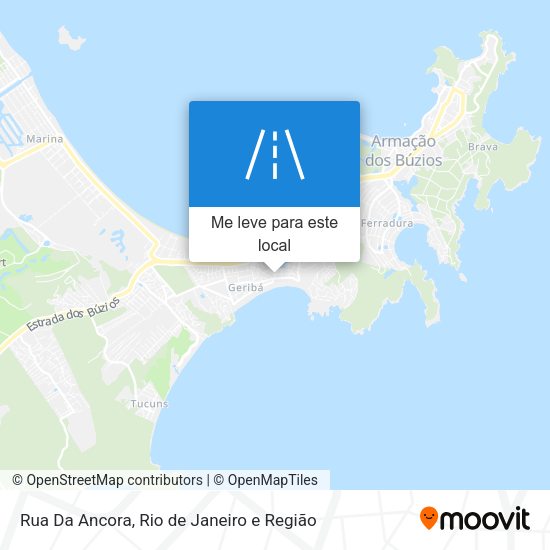 Rua Da Ancora mapa