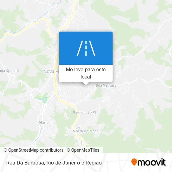 Rua Da Barbosa mapa