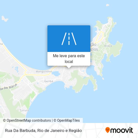 Rua Da Barbuda mapa