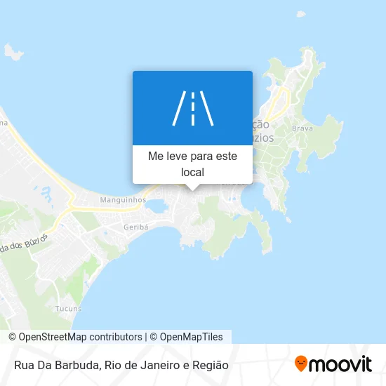Rua Da Barbuda mapa