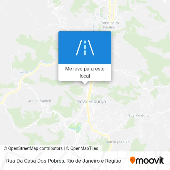 Rua Da Casa Dos Pobres mapa