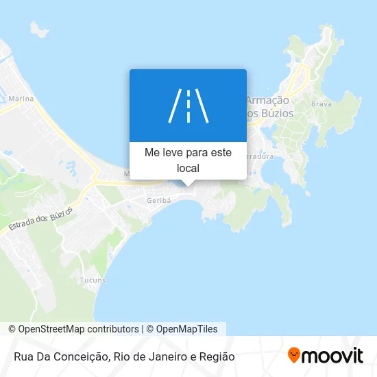 Rua Da Conceição mapa