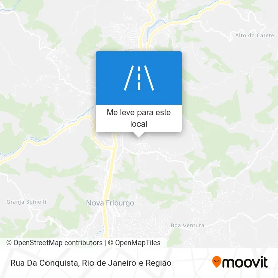 Rua Da Conquista mapa