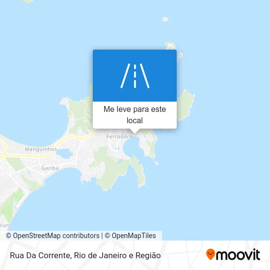 Rua Da Corrente mapa