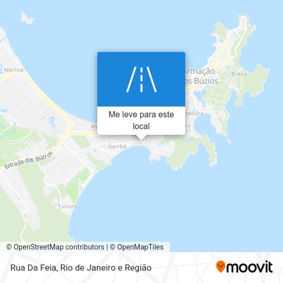 Rua Da Feia mapa