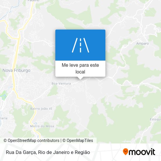 Rua Da Garça mapa