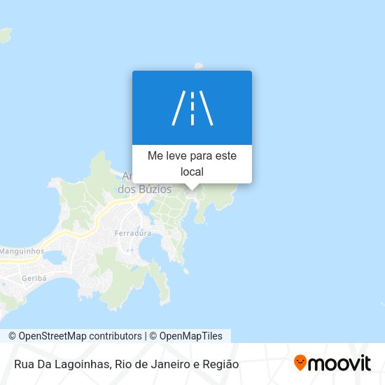 Rua Da Lagoinhas mapa