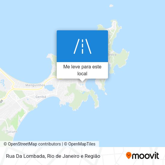 Rua Da Lombada mapa