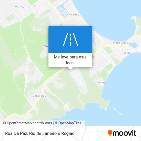 Rua Da Paz mapa