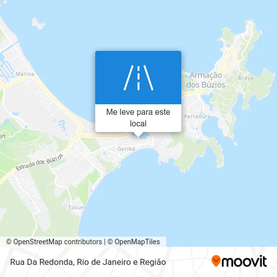 Rua Da Redonda mapa