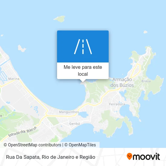 Rua Da Sapata mapa
