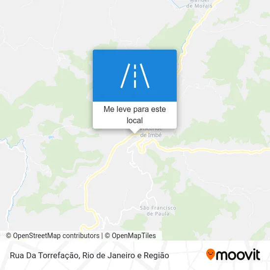 Rua Da Torrefação mapa