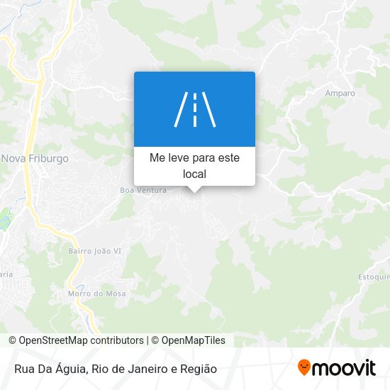 Rua Da Águia mapa