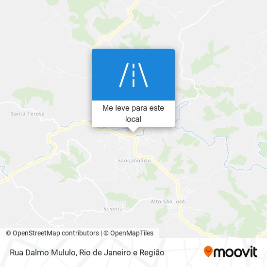 Rua Dalmo Mululo mapa