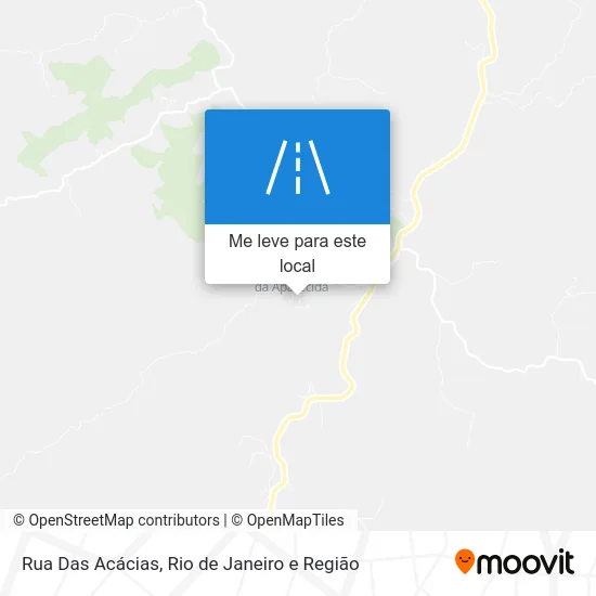 Rua Das Acácias mapa
