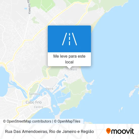 Rua Das Amendoeiras mapa