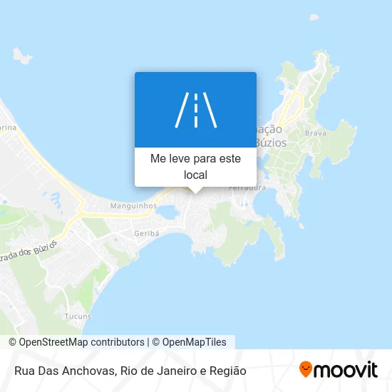 Rua Das Anchovas mapa