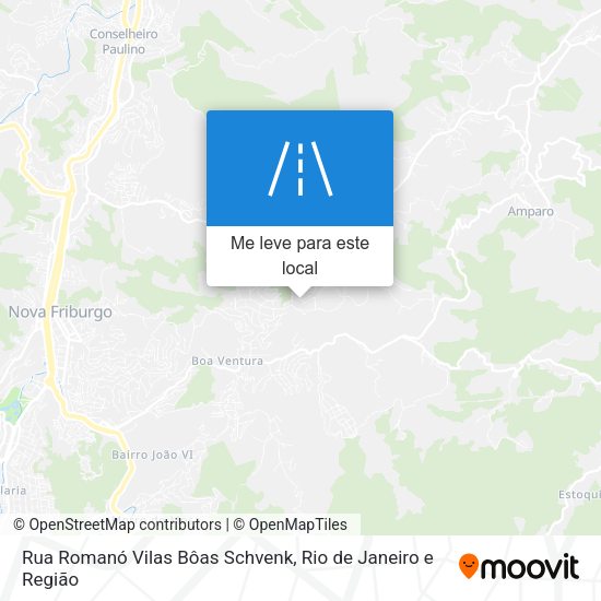 Rua Romanó Vilas Bôas Schvenk mapa