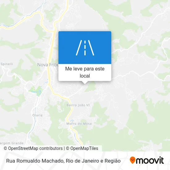 Rua Romualdo Machado mapa
