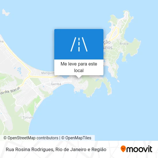 Rua Rosina Rodrigues mapa