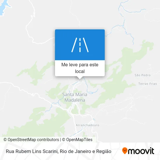 Rua Rubem Lins Scarini mapa