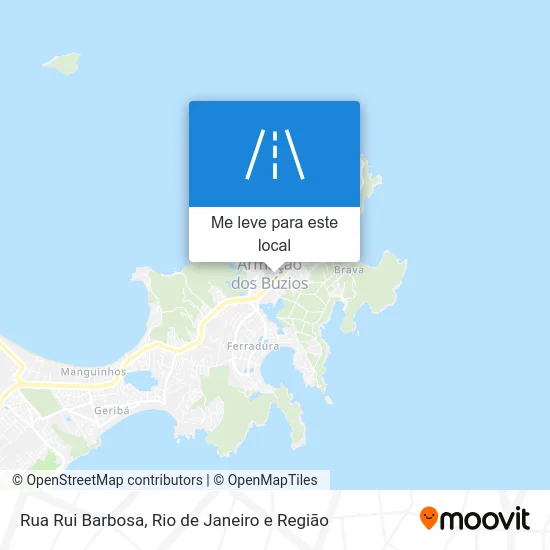 Rua Rui Barbosa mapa