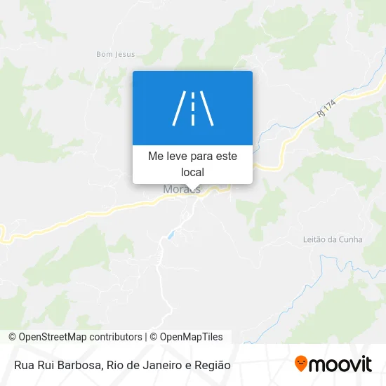 Rua Rui Barbosa mapa