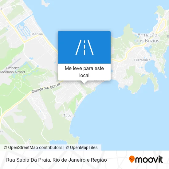 Rua Sabia Da Praia mapa