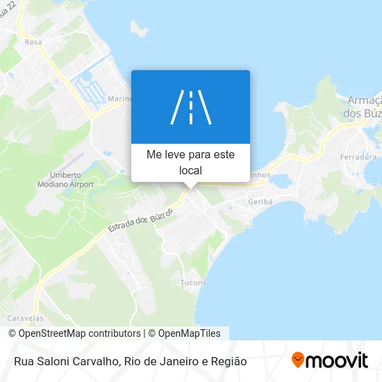 Rua Saloni Carvalho mapa