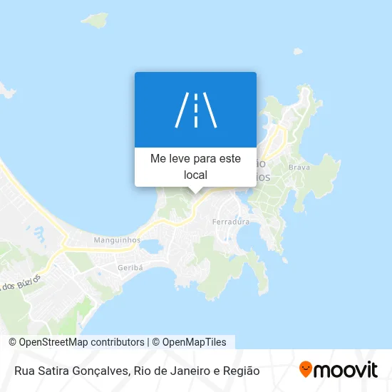 Rua Satira Gonçalves mapa
