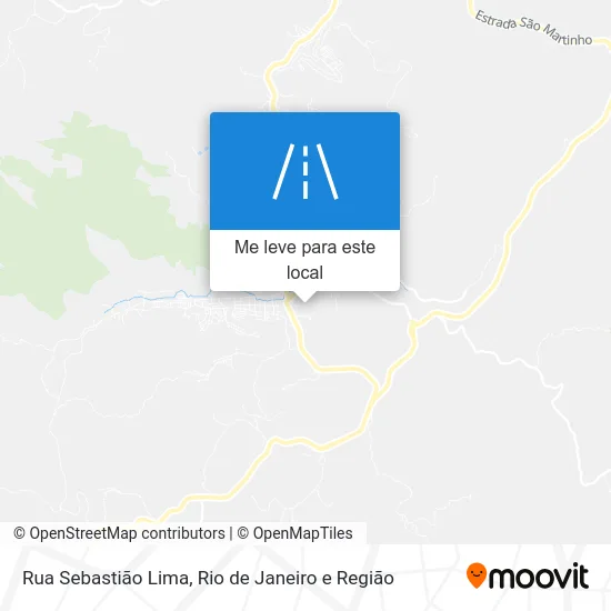 Rua Sebastião Lima mapa
