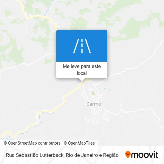 Rua Sebastião Lutterback mapa