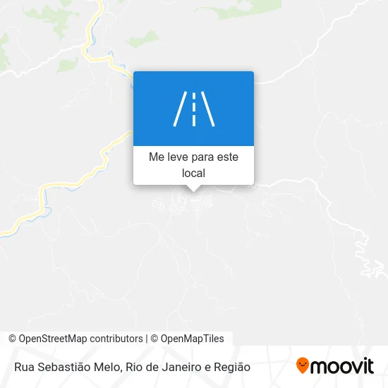 Rua Sebastião Melo mapa
