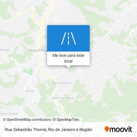 Rua Sebastião Thomé mapa