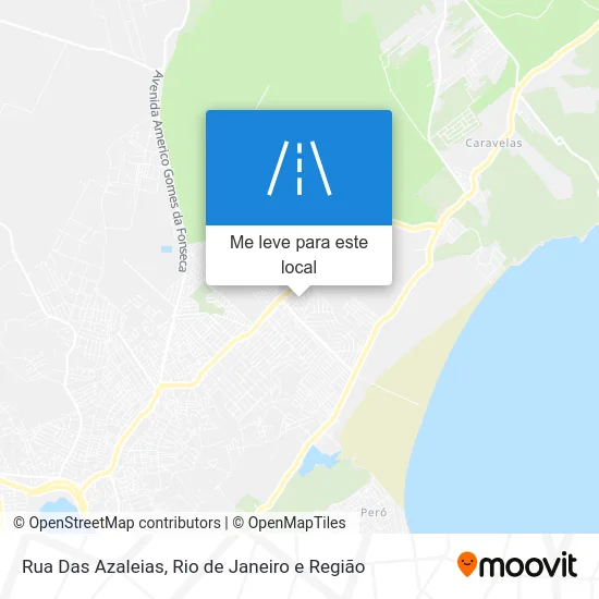 Rua Das Azaleias mapa