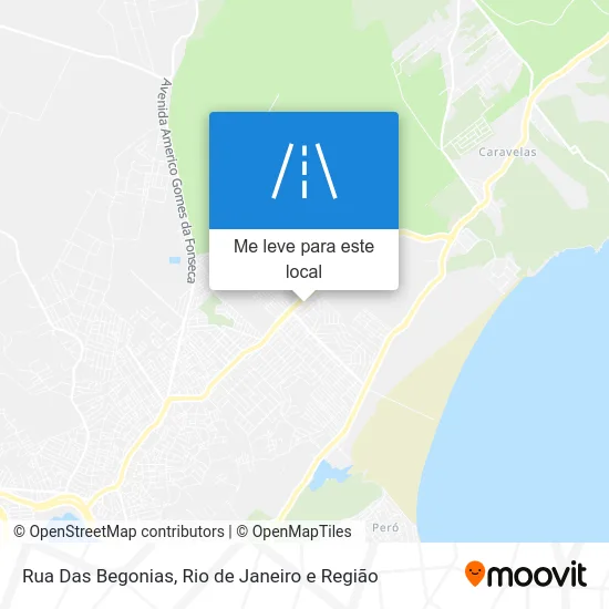 Rua Das Begonias mapa