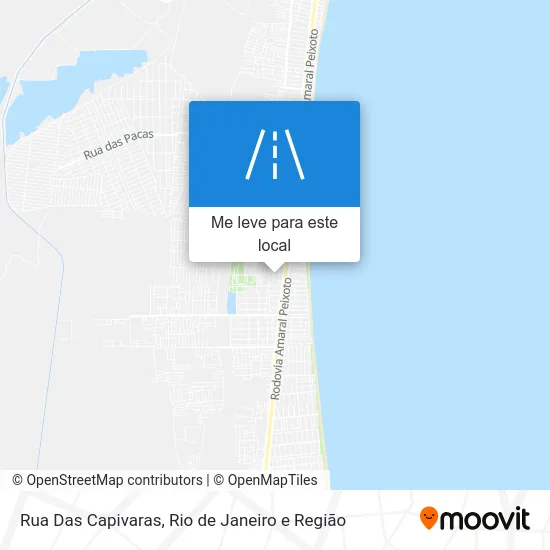 Rua Das Capivaras mapa