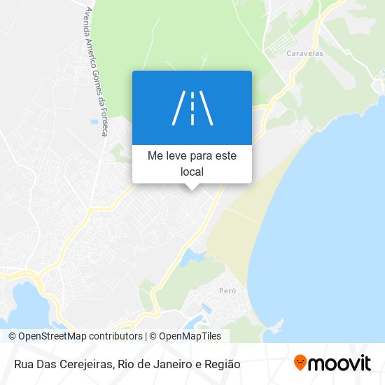 Rua Das Cerejeiras mapa