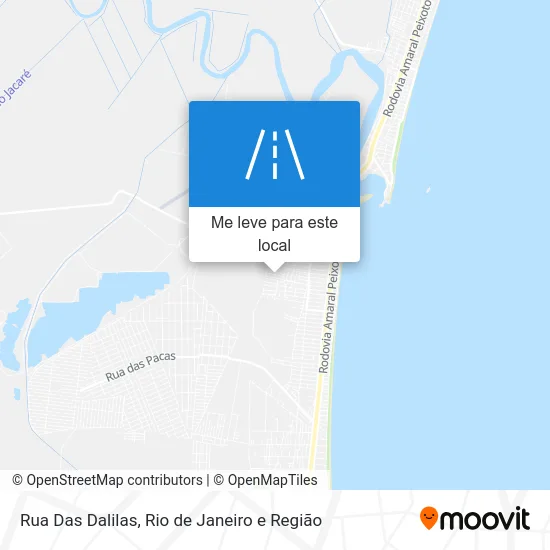 Rua Das Dalilas mapa