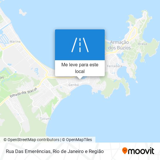 Rua Das Emerências mapa