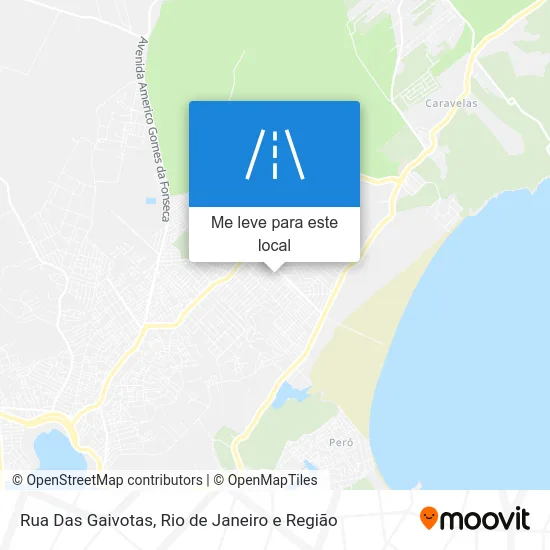 Rua Das Gaivotas mapa