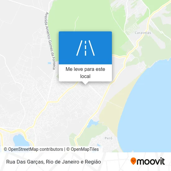 Rua Das Garças mapa