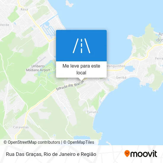 Rua Das Graças mapa