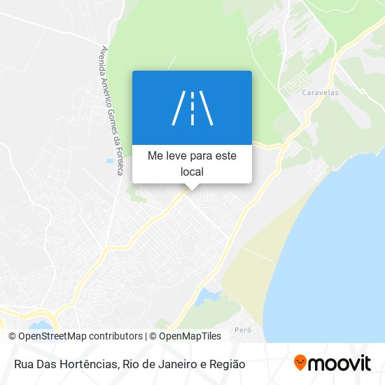 Rua Das Hortências mapa