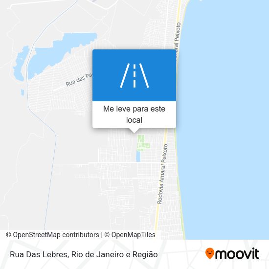 Rua Das Lebres mapa